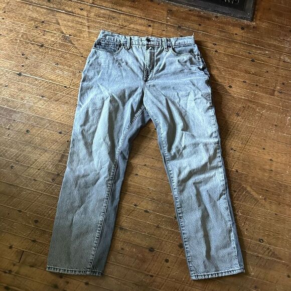 Good American distressed washed black 90’s 10/30 luxe wedgie jeans - Picture 3 of 6